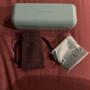 Tiffany & Co. Aqua Box with David Yurman jewelry pouch